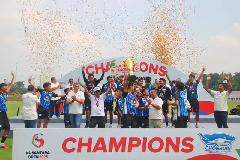 Perkasa Sejak Awal, Chonburi Borong Gelar Nusantara Open 2025
